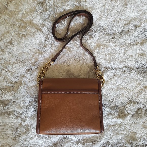 Michael Kors Brown Leather Crossbody Bag (NWOT) - Picture 5 of 14